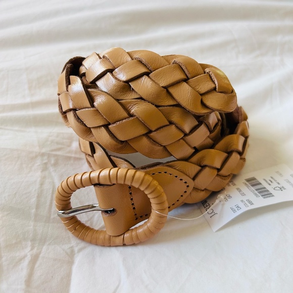 J.Crew Braided Leather Belt - Picture 2 of 3